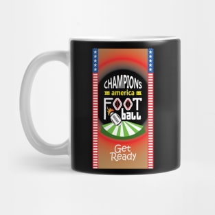 get ready foot ball Mug